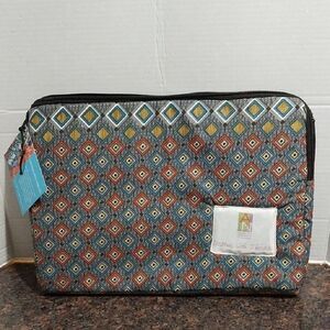 Geometric Patterned Laptop Sleeve...New
